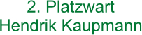 2. Platzwart Hendrik Kaupmann